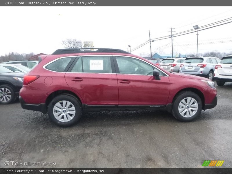 Crimson Red Pearl / Ivory 2018 Subaru Outback 2.5i