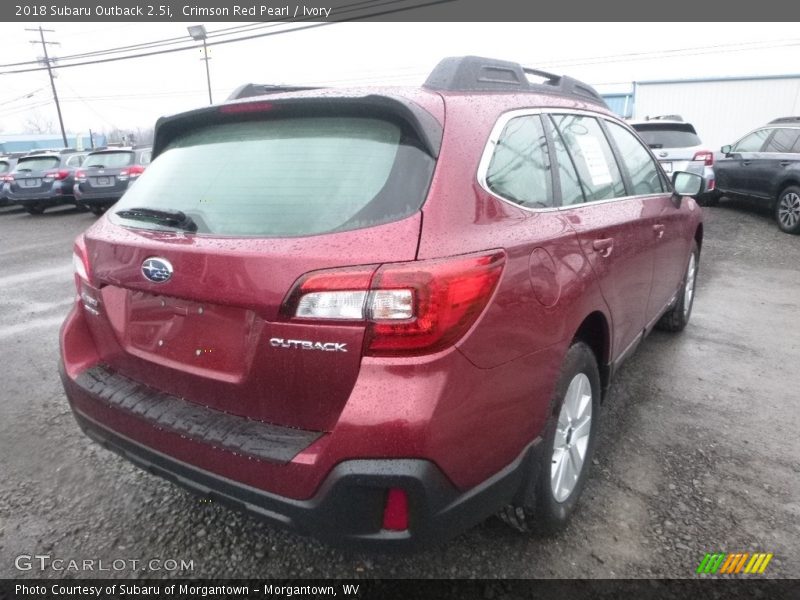 Crimson Red Pearl / Ivory 2018 Subaru Outback 2.5i