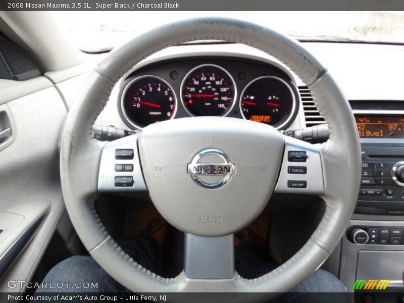 Super Black / Charcoal Black 2008 Nissan Maxima 3.5 SL