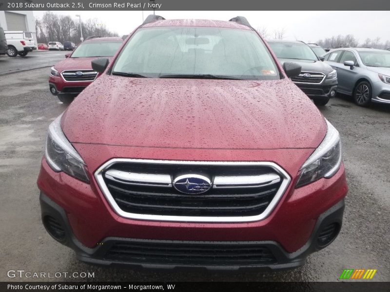 Crimson Red Pearl / Ivory 2018 Subaru Outback 2.5i