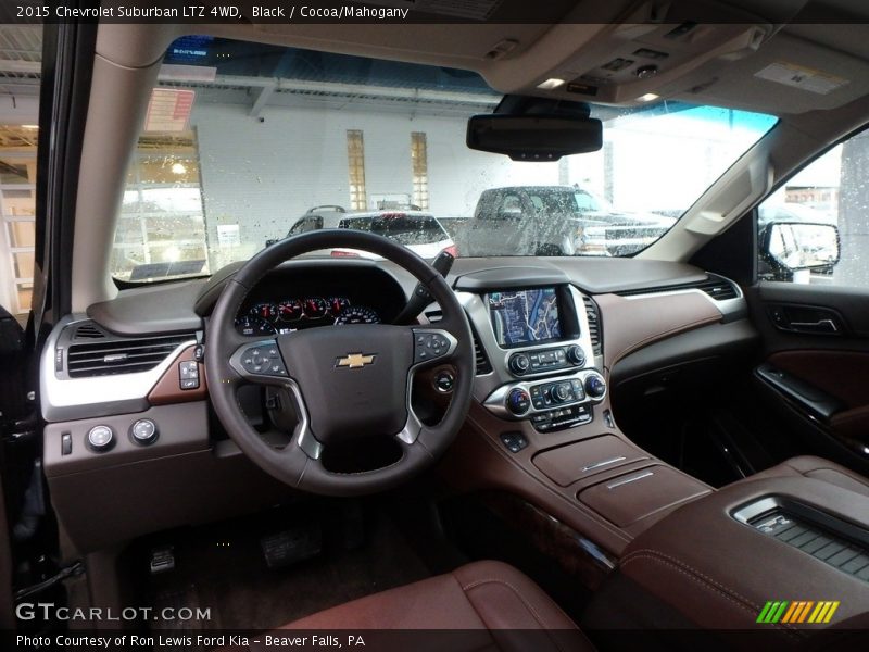 Black / Cocoa/Mahogany 2015 Chevrolet Suburban LTZ 4WD