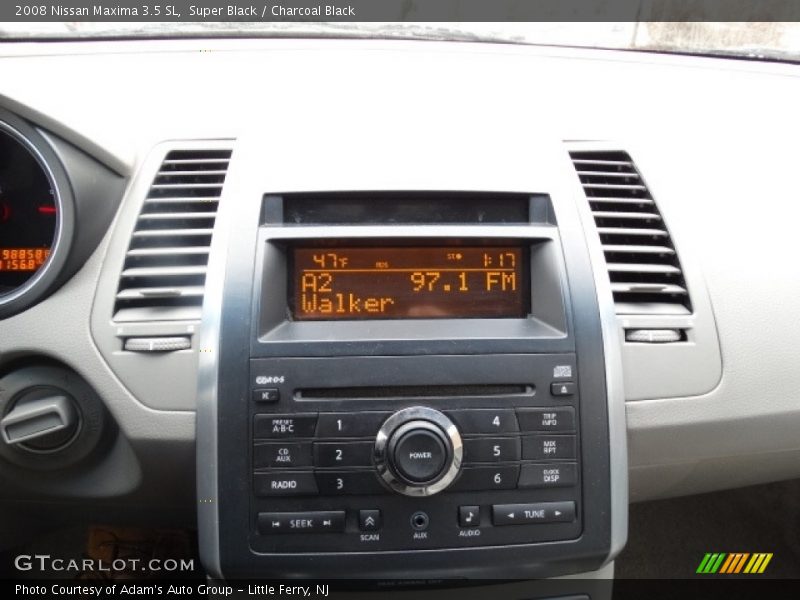 Super Black / Charcoal Black 2008 Nissan Maxima 3.5 SL