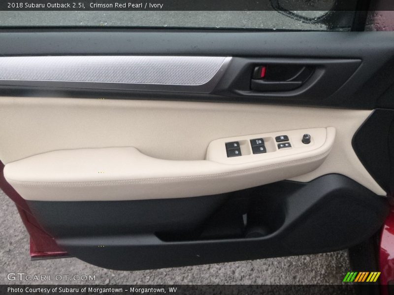 Crimson Red Pearl / Ivory 2018 Subaru Outback 2.5i