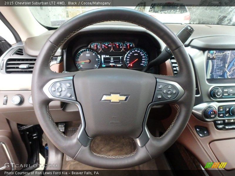 Black / Cocoa/Mahogany 2015 Chevrolet Suburban LTZ 4WD