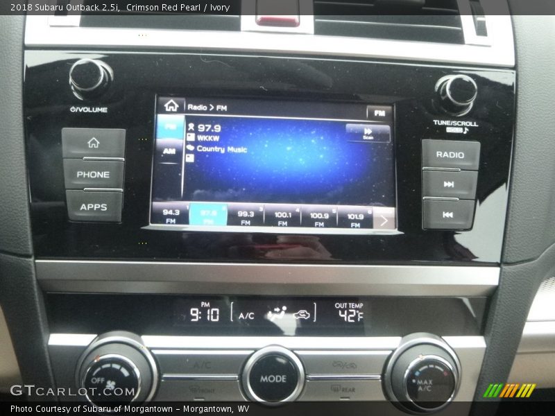 Crimson Red Pearl / Ivory 2018 Subaru Outback 2.5i