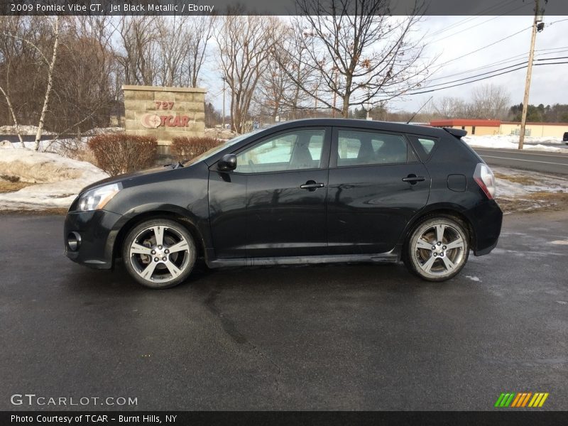 Jet Black Metallic / Ebony 2009 Pontiac Vibe GT