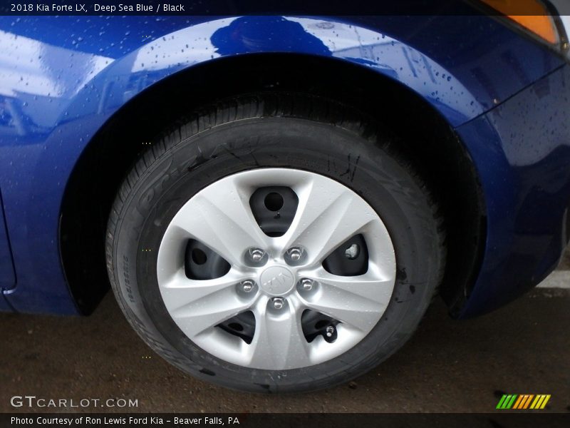 Deep Sea Blue / Black 2018 Kia Forte LX