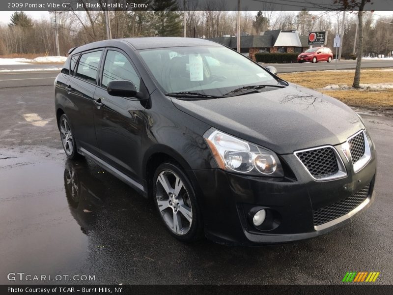 Jet Black Metallic / Ebony 2009 Pontiac Vibe GT