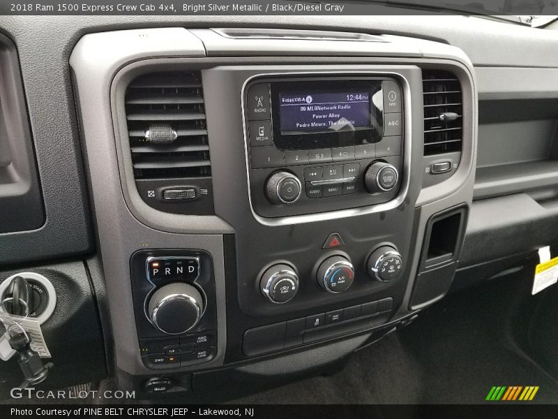 Bright Silver Metallic / Black/Diesel Gray 2018 Ram 1500 Express Crew Cab 4x4