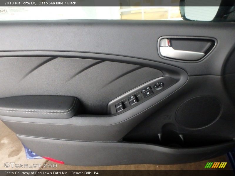Deep Sea Blue / Black 2018 Kia Forte LX