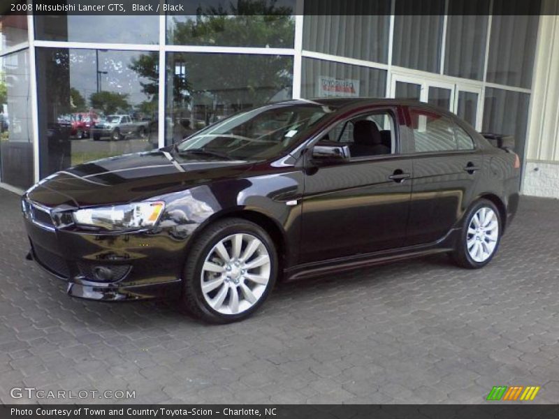 Black / Black 2008 Mitsubishi Lancer GTS