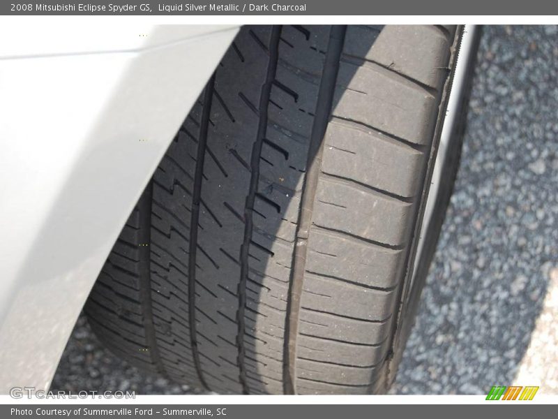 Liquid Silver Metallic / Dark Charcoal 2008 Mitsubishi Eclipse Spyder GS