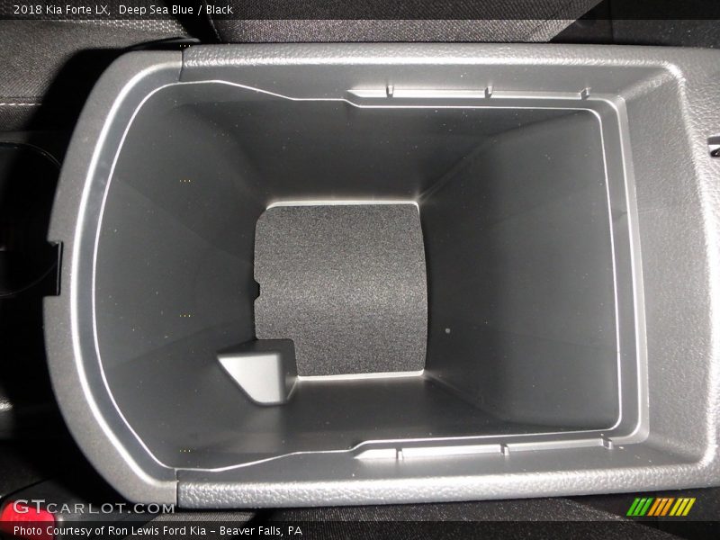 Deep Sea Blue / Black 2018 Kia Forte LX