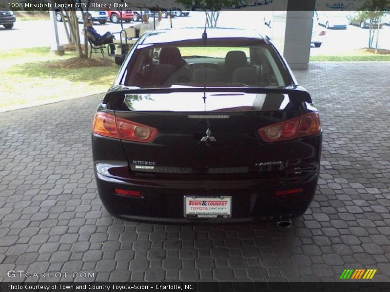 Black / Black 2008 Mitsubishi Lancer GTS