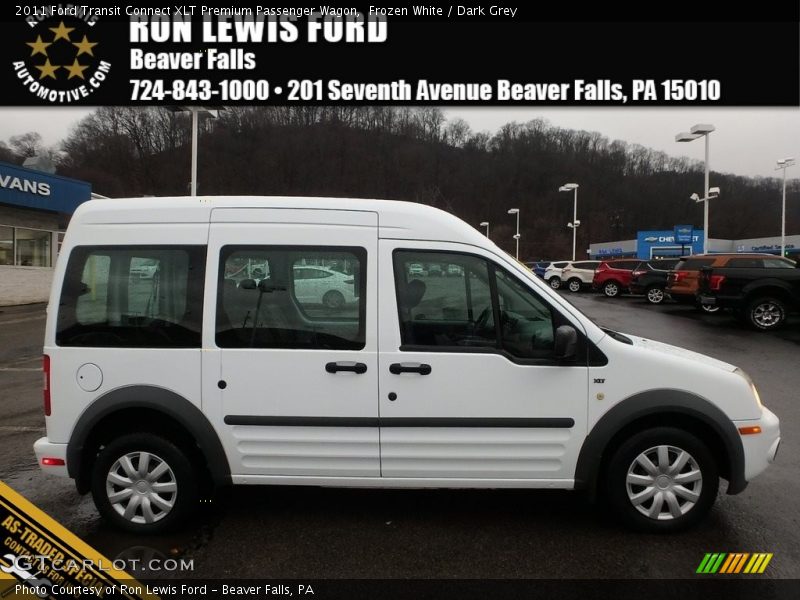 Frozen White / Dark Grey 2011 Ford Transit Connect XLT Premium Passenger Wagon