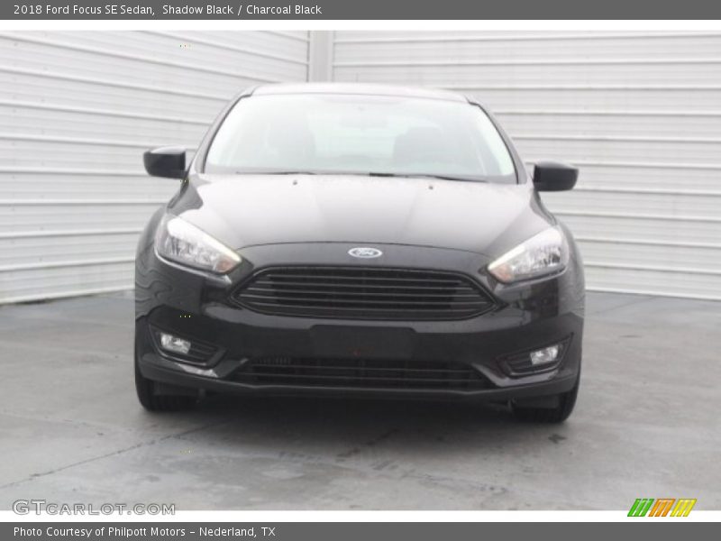 Shadow Black / Charcoal Black 2018 Ford Focus SE Sedan