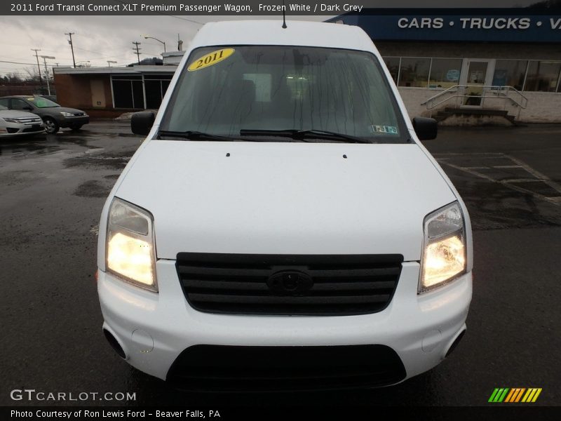 Frozen White / Dark Grey 2011 Ford Transit Connect XLT Premium Passenger Wagon