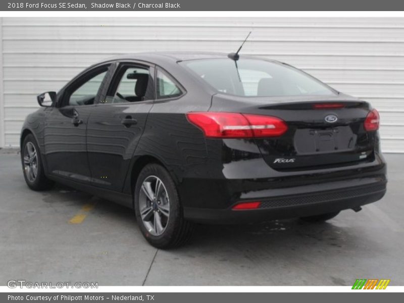 Shadow Black / Charcoal Black 2018 Ford Focus SE Sedan
