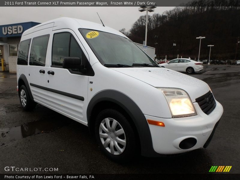 Frozen White / Dark Grey 2011 Ford Transit Connect XLT Premium Passenger Wagon