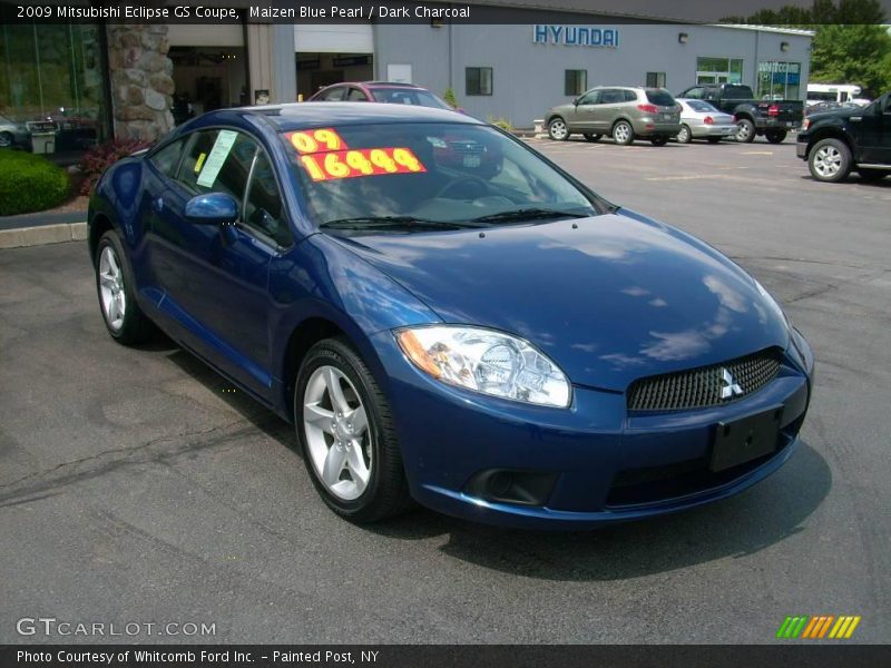 Maizen Blue Pearl / Dark Charcoal 2009 Mitsubishi Eclipse GS Coupe