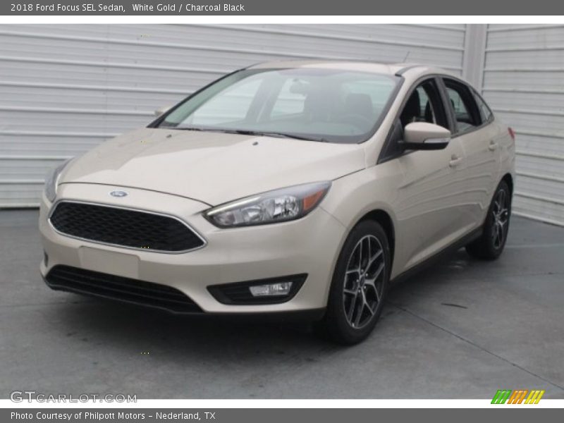 Front 3/4 View of 2018 Focus SEL Sedan