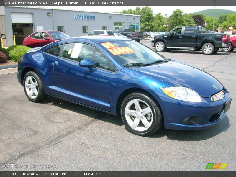 Maizen Blue Pearl / Dark Charcoal 2009 Mitsubishi Eclipse GS Coupe