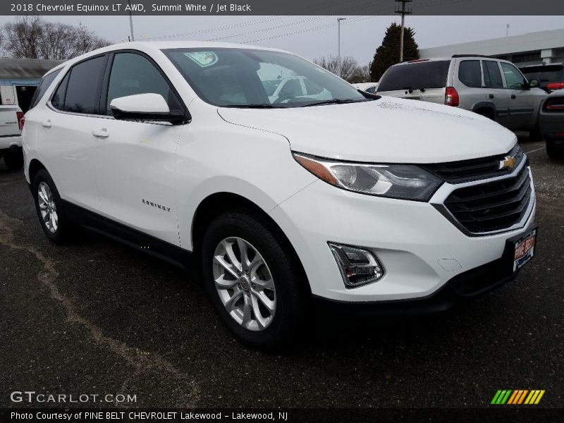 Summit White / Jet Black 2018 Chevrolet Equinox LT AWD