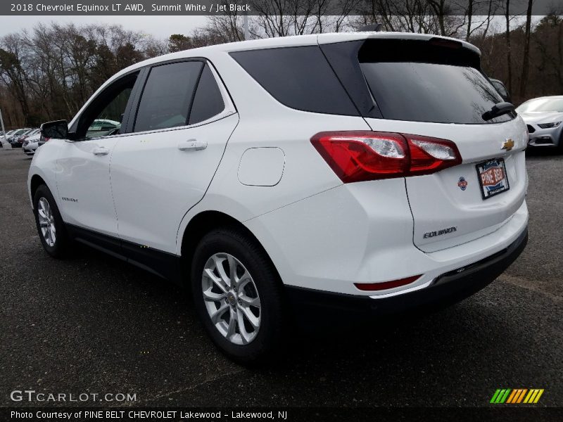 Summit White / Jet Black 2018 Chevrolet Equinox LT AWD