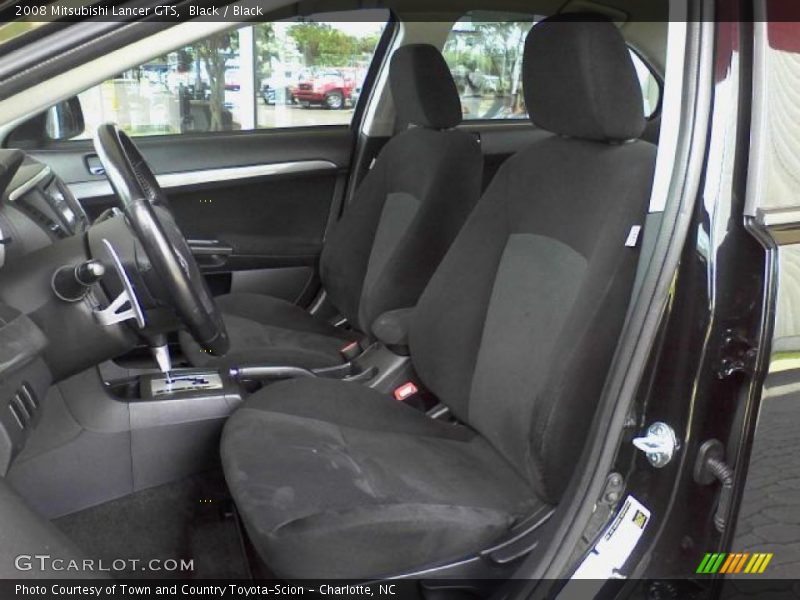 Black / Black 2008 Mitsubishi Lancer GTS