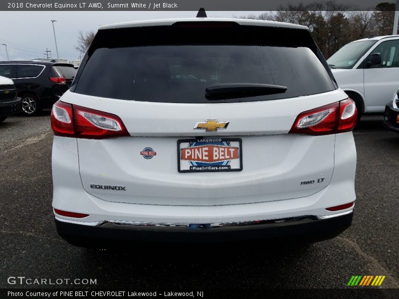 Summit White / Jet Black 2018 Chevrolet Equinox LT AWD
