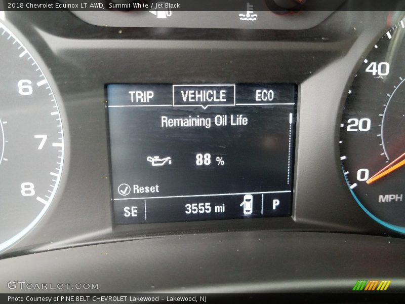Summit White / Jet Black 2018 Chevrolet Equinox LT AWD