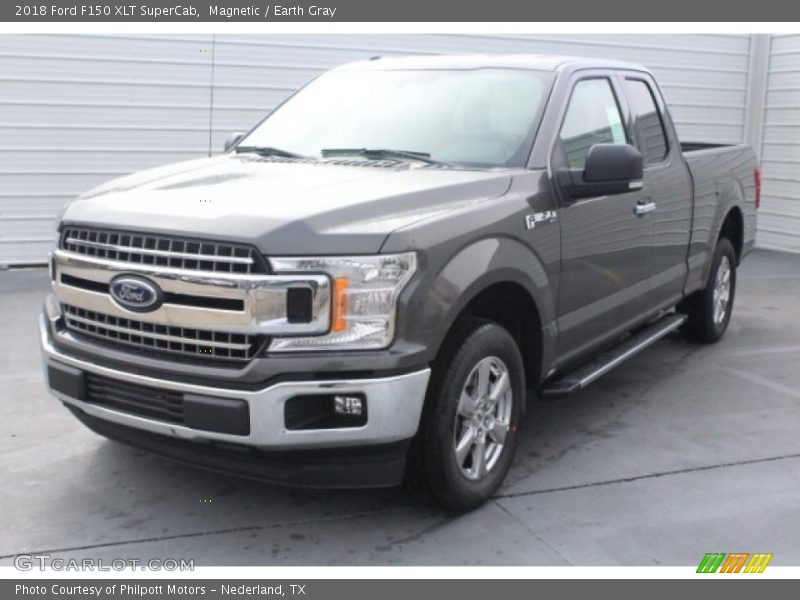 Magnetic / Earth Gray 2018 Ford F150 XLT SuperCab
