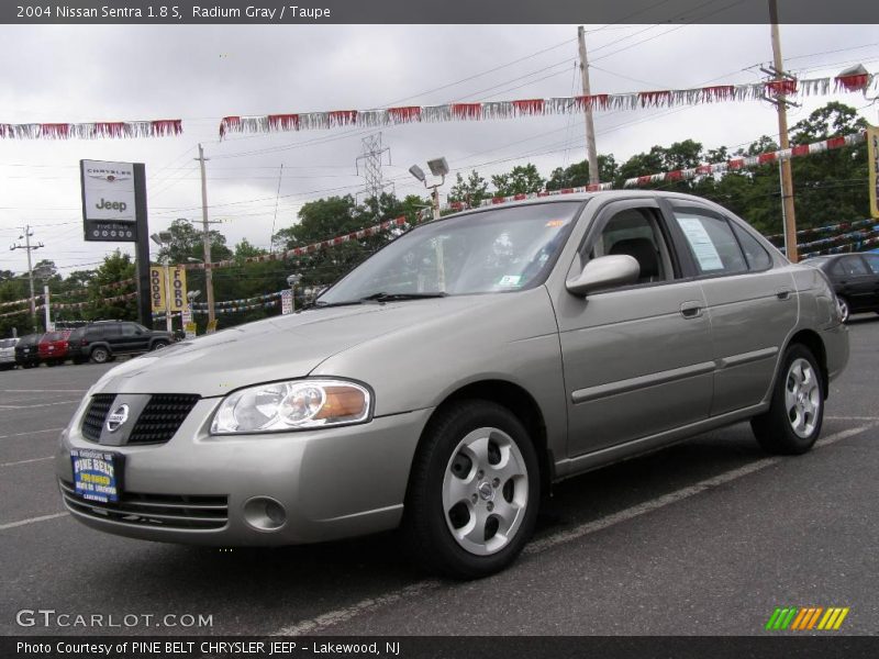 Radium Gray / Taupe 2004 Nissan Sentra 1.8 S