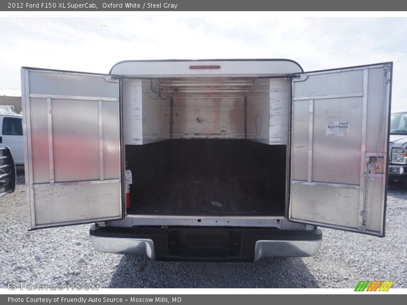 Oxford White / Steel Gray 2012 Ford F150 XL SuperCab