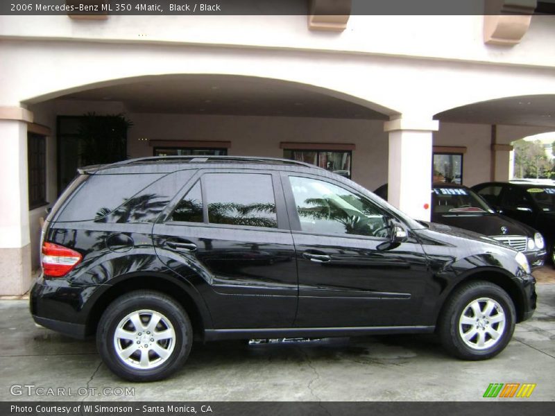 Black / Black 2006 Mercedes-Benz ML 350 4Matic