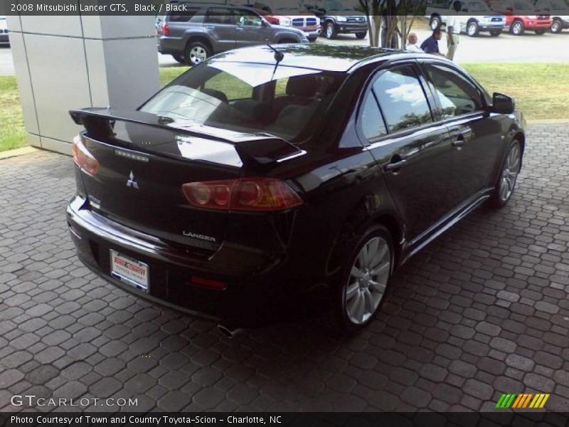 Black / Black 2008 Mitsubishi Lancer GTS