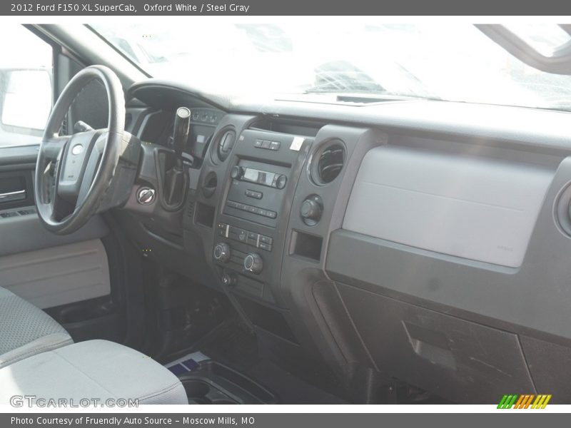 Oxford White / Steel Gray 2012 Ford F150 XL SuperCab