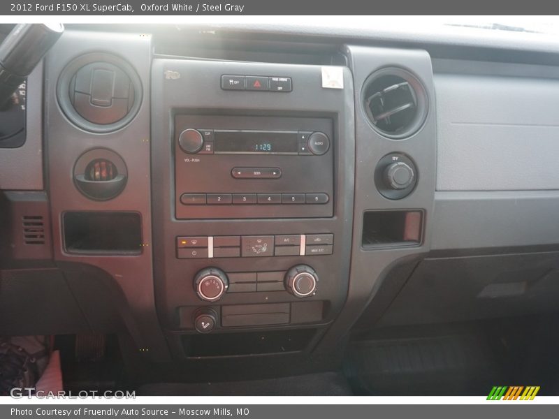 Oxford White / Steel Gray 2012 Ford F150 XL SuperCab