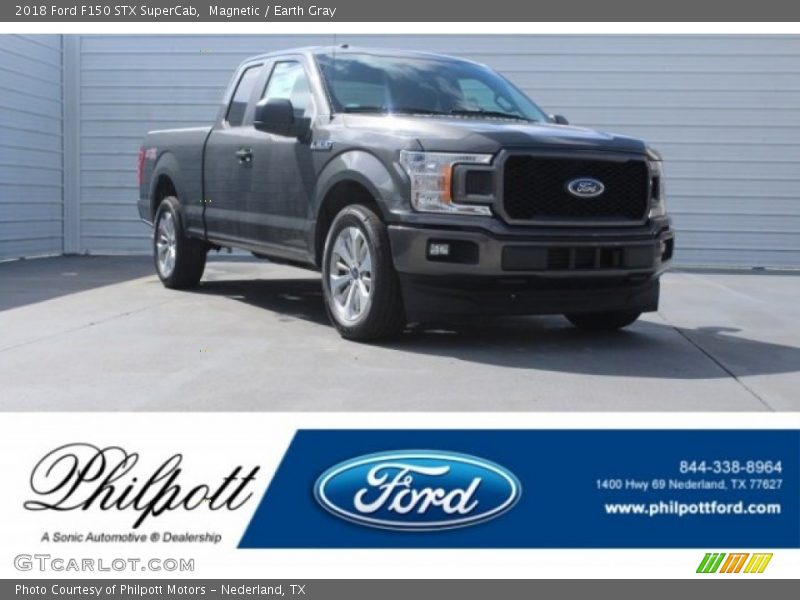 Magnetic / Earth Gray 2018 Ford F150 STX SuperCab