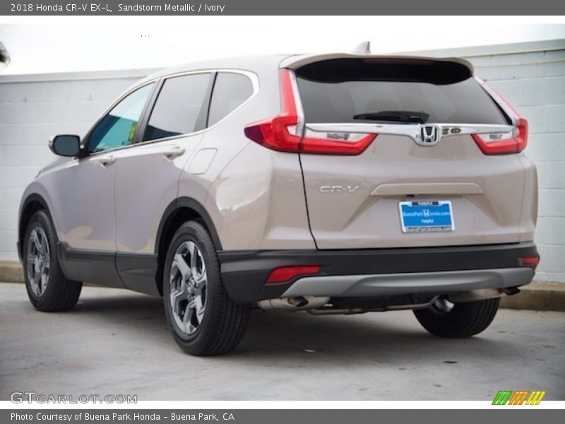 Sandstorm Metallic / Ivory 2018 Honda CR-V EX-L