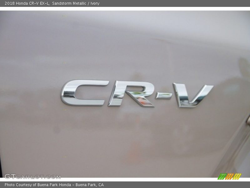 Sandstorm Metallic / Ivory 2018 Honda CR-V EX-L