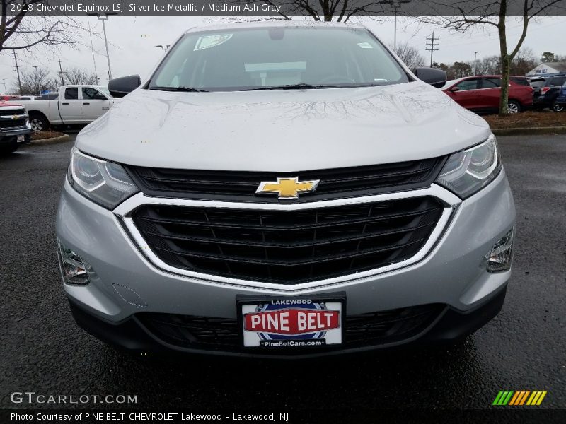 Silver Ice Metallic / Medium Ash Gray 2018 Chevrolet Equinox LS