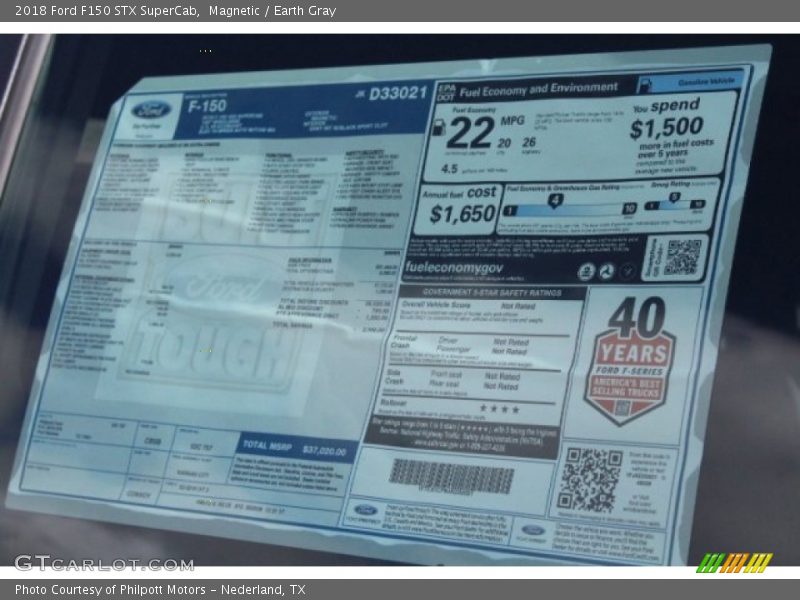 Magnetic / Earth Gray 2018 Ford F150 STX SuperCab