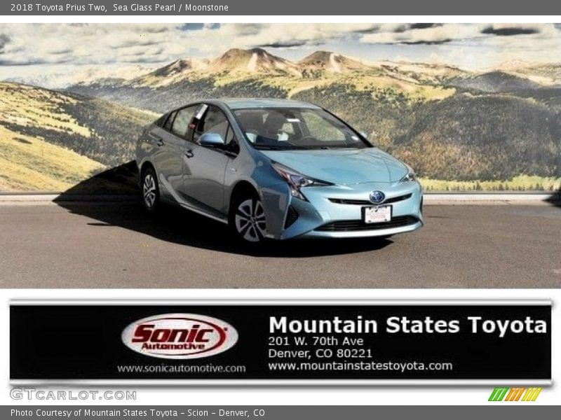Sea Glass Pearl / Moonstone 2018 Toyota Prius Two