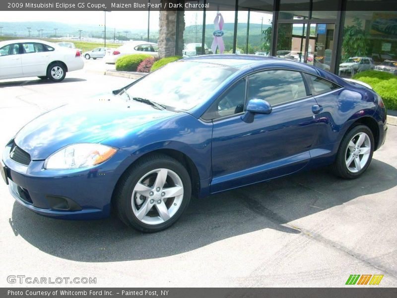 Maizen Blue Pearl / Dark Charcoal 2009 Mitsubishi Eclipse GS Coupe
