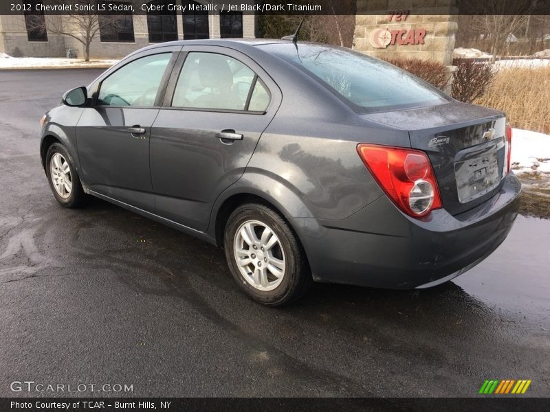 Cyber Gray Metallic / Jet Black/Dark Titanium 2012 Chevrolet Sonic LS Sedan