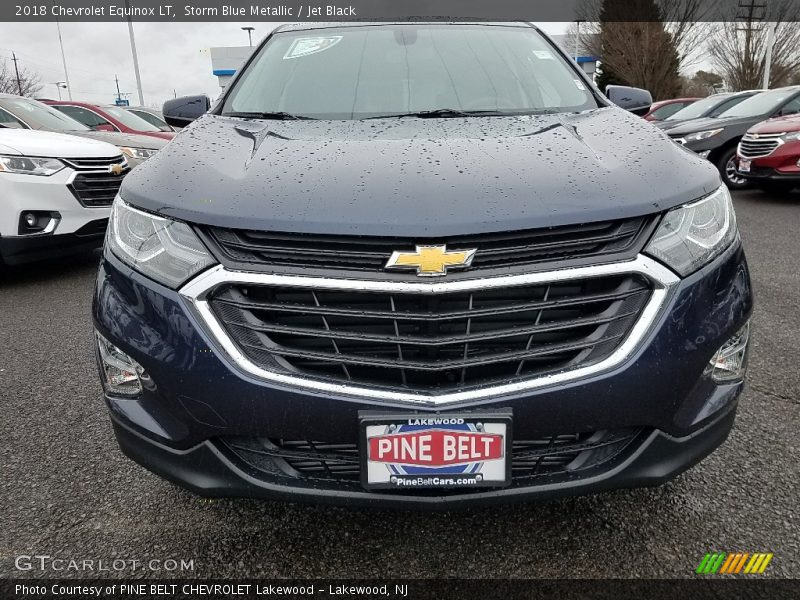 Storm Blue Metallic / Jet Black 2018 Chevrolet Equinox LT