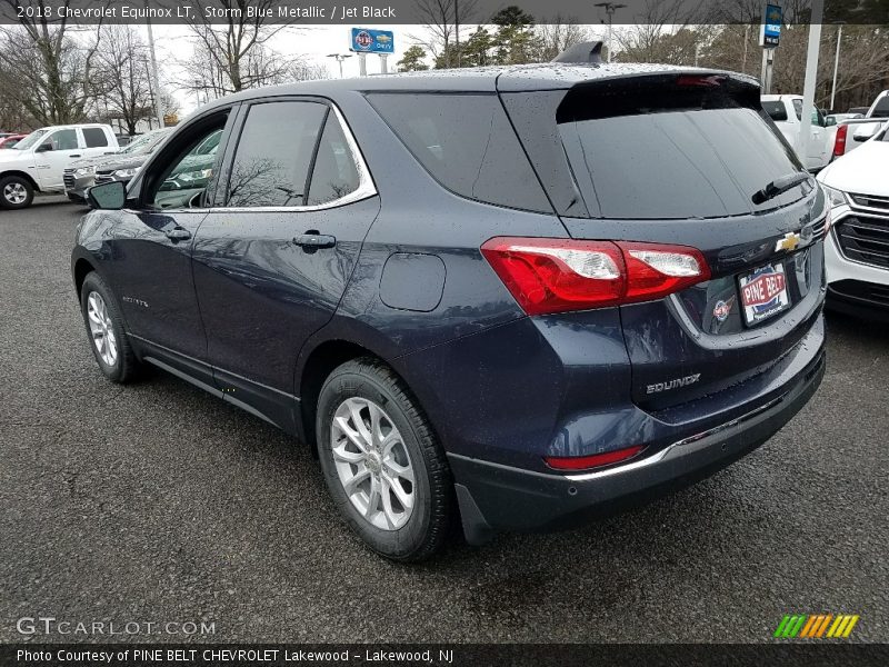 Storm Blue Metallic / Jet Black 2018 Chevrolet Equinox LT