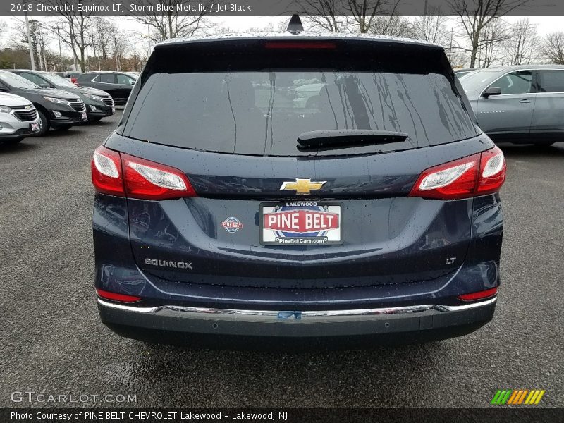 Storm Blue Metallic / Jet Black 2018 Chevrolet Equinox LT