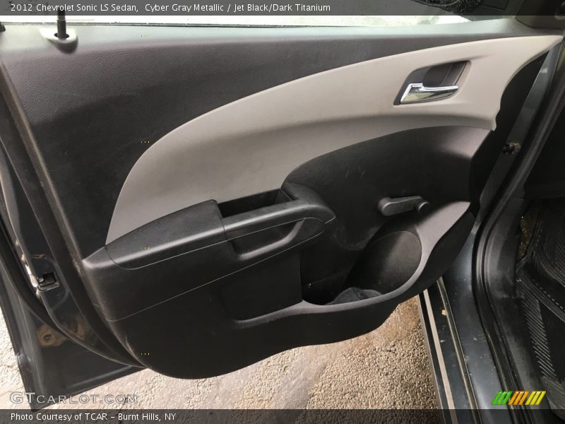 Cyber Gray Metallic / Jet Black/Dark Titanium 2012 Chevrolet Sonic LS Sedan